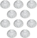 Leyso Heavy Duty Aluminum Drain Covers, Sink Drain Cover, Floor Drain Cover, Dome Strainer Cover for Compartment Sink, Kitchen, Outdoor, Garden, Restaurant 5-1/2' W x 2-1/4'H (10 PCS)
