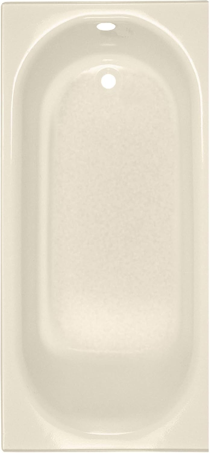 American Standard 2391202.021 Princeton 60 in. x 30 in. Americast Apron-Front Bathtub with Right Hand Drain, Bone