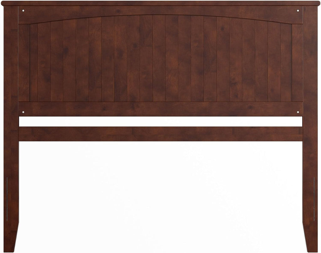 AFI, Nantucket Queen Solid Wood Panel Headboard, Walnut