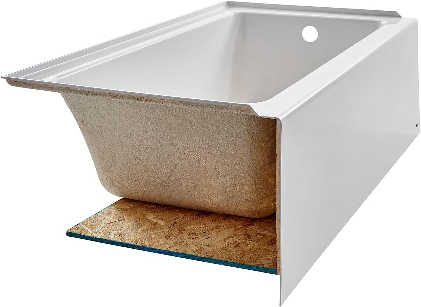American Standard 2946102.020 Studio 60 x 32-Inch Alcove Bathtub, Right-Hand Drain, White