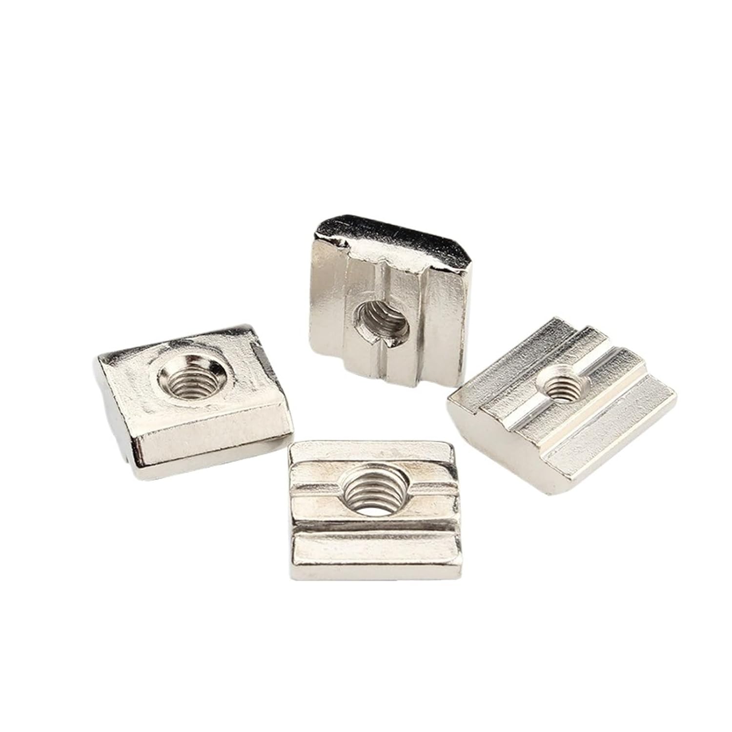 50 Pcs 3030 T Block Square Nuts T-Track Sliding Hammer Fastener Aluminum Profile Accessories(M3)