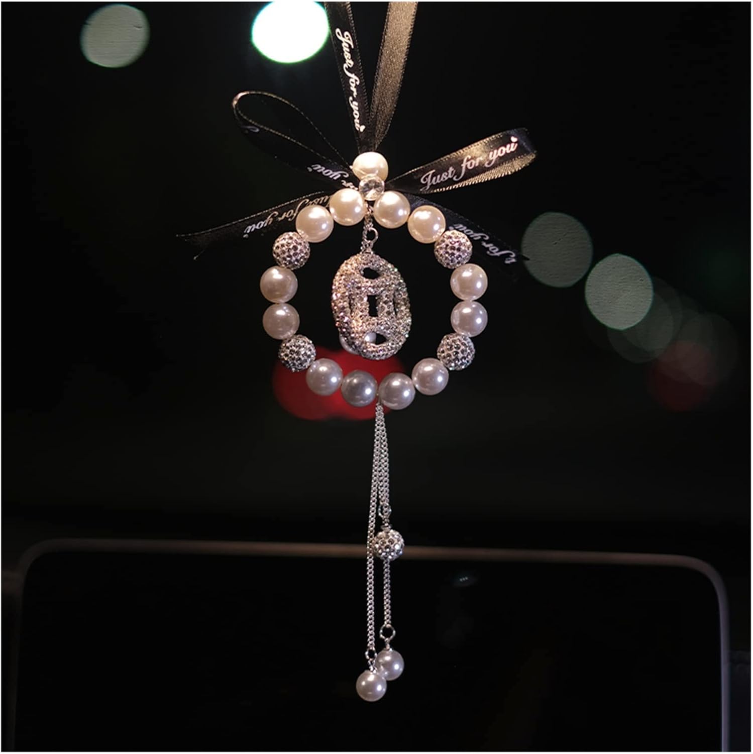 Car Interior Good Luck Pendant Car Interior Charm Car Rearview Mirror Charm Christmas Gift Car Charm Charm Decorations (Color : 7#)