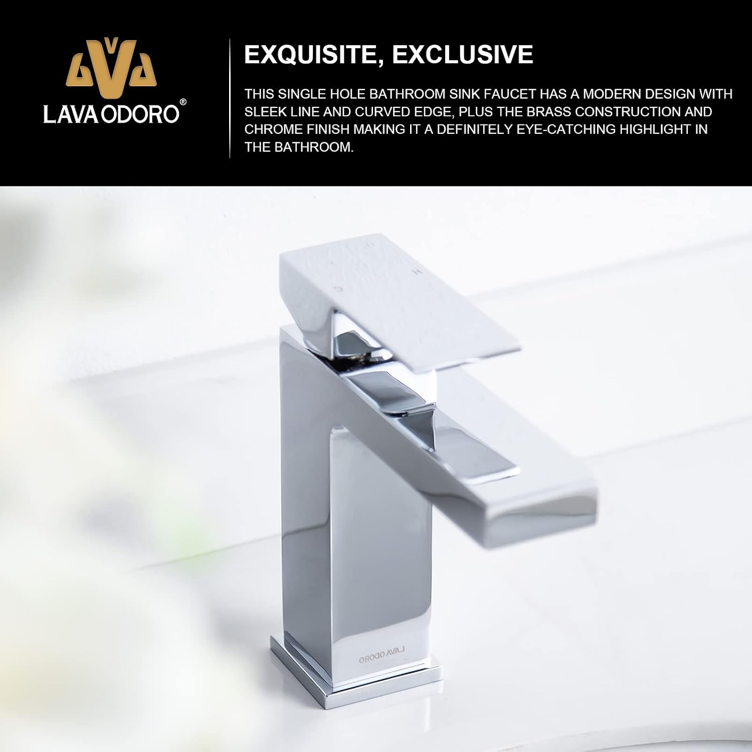 Lava Odoro 3-Setting Shower and Tub Faucet Set and Bathroom Faucet, Chrome