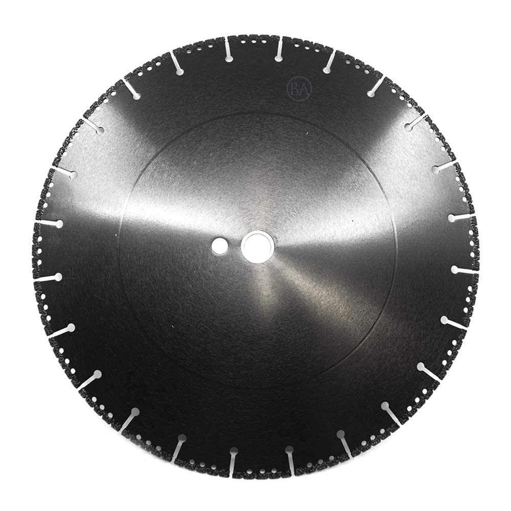 Benchmark Abrasives 14' Vacuum Brazed Demolition Blade for Angle Grinder 1' Arbor Circular Saw Blades Concrete Grinding Wheel for Cutting Wood, Metals, Brick Ceramic Tile Aluminum, Fiberglass
