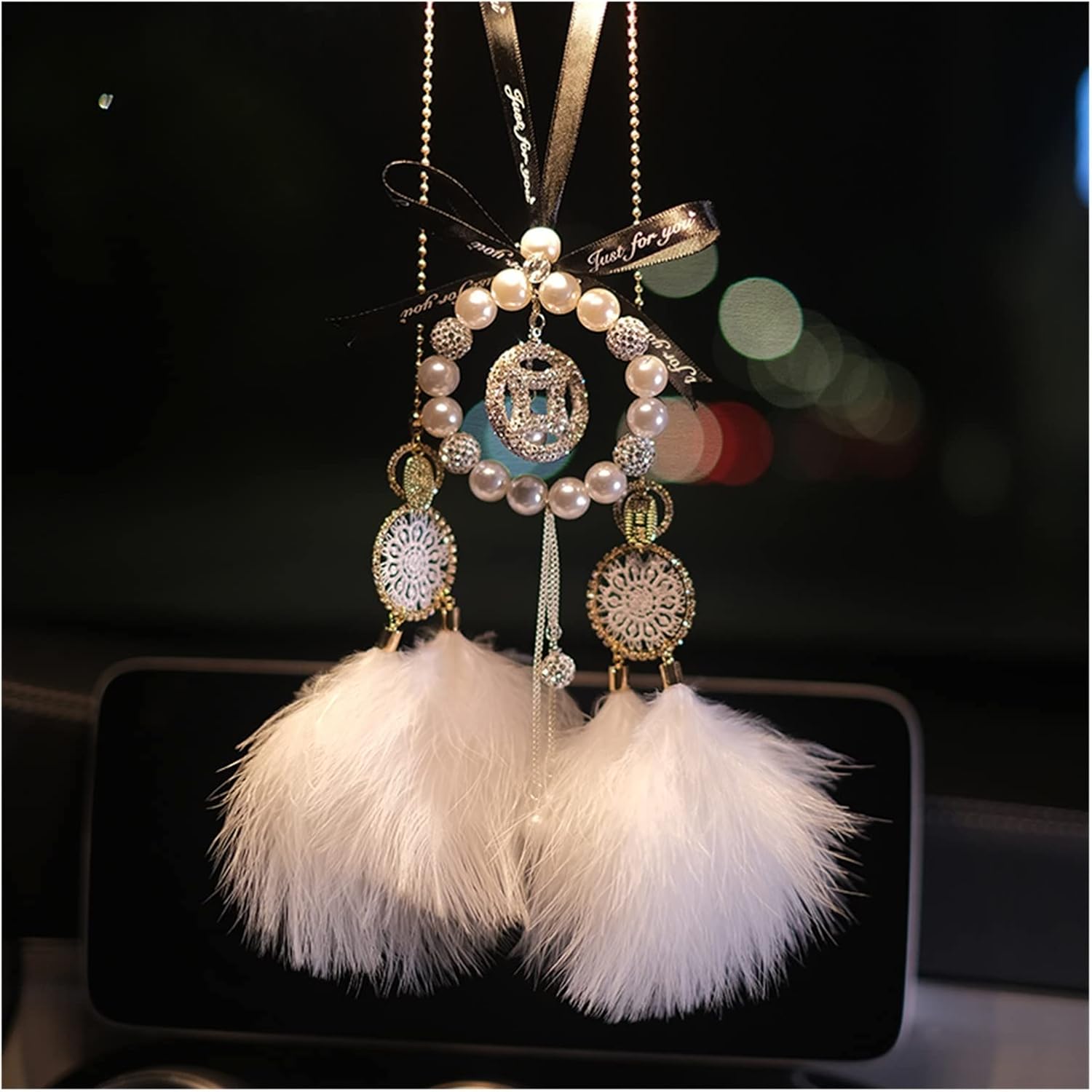 Car Interior Good Luck Pendant Car Interior Charm Car Rearview Mirror Charm Christmas Gift Car Charm Charm Decorations (Color : 14#)