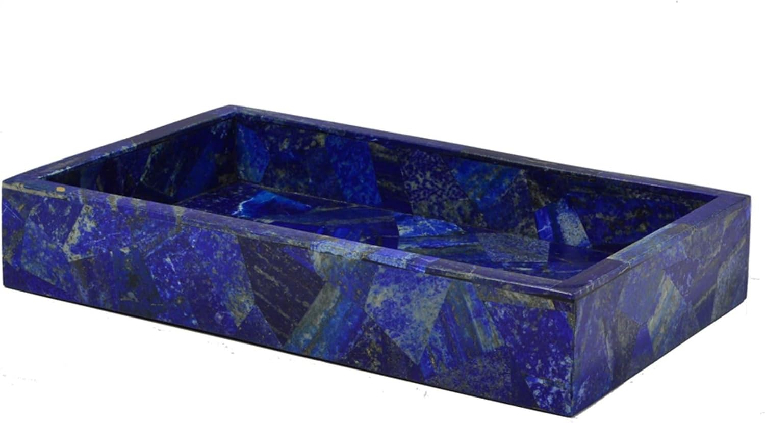 Set of 7 Piece Bathroom Set I Lapis Lazuli Stone Bathroom Kit I Lapis Lazuli Stone Towel Tray I Luxurious Look Bath Set I Random Work Toothbrush Holder