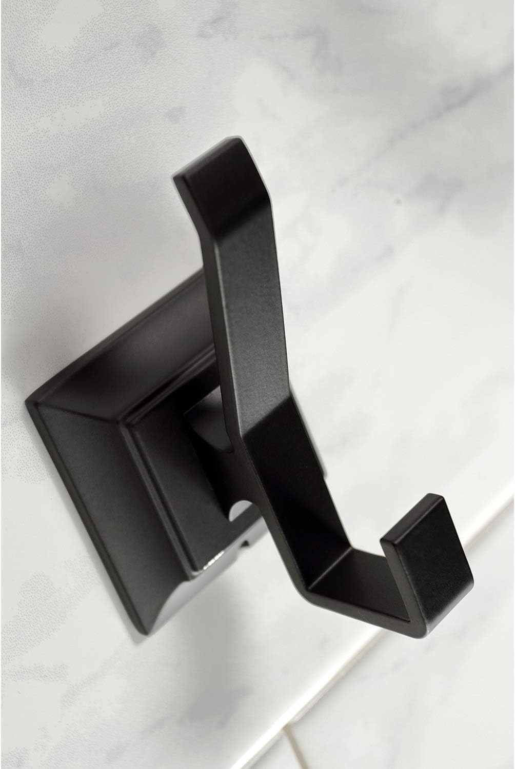 Kingston Brass BAHK61212478K Monarch 5-Piece 18-Inch and 24-Inch Towel Bars Bathroom Accessory Set in Matte Black