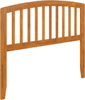 AFI, Richmond Slatted Full Solid Wood Headboard, Light Toffee