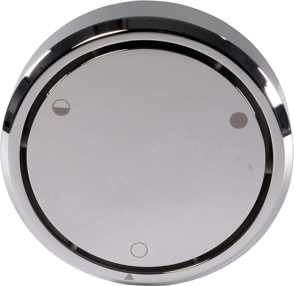 Westbrass D493CHM-50-26 Universal Patented Deep Soak Round Replacement 2-Hole Bathtub Overflow Cover for Full and Over-Filled Closure, Polished Chrome (50-Pack)