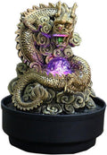 GLigeT Tabletop Fountain Desktop Fountain Ornaments Fortune Feng Shui Ball Office Home Decorations Opening Housewarming Gift Water Fountain Decor