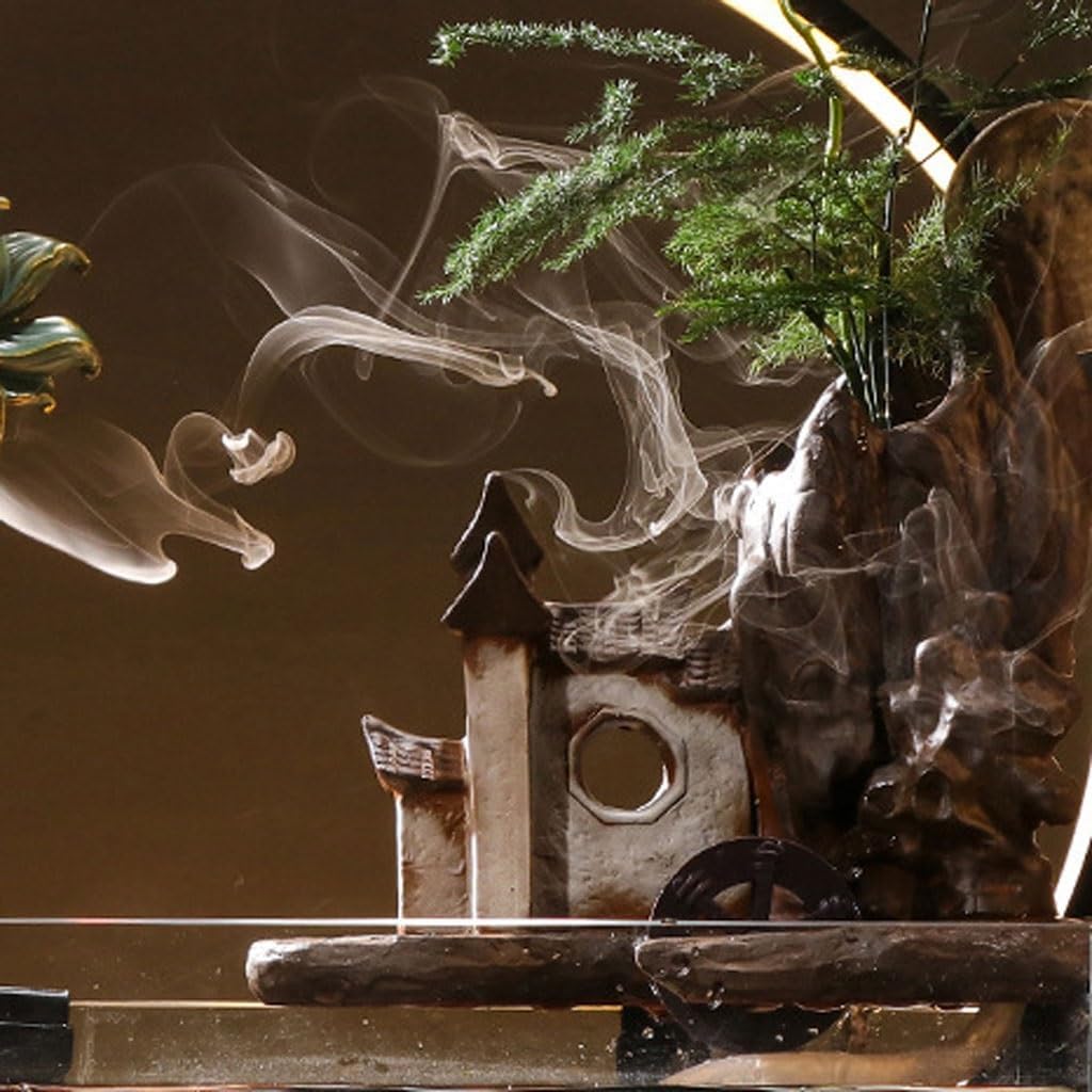 GUERNSEY Tabletop Fountain Desktop Water Ornaments Living Room Office Home Desktop Decoration Circulating Water Fountain Fish Tank Indoor Fountain