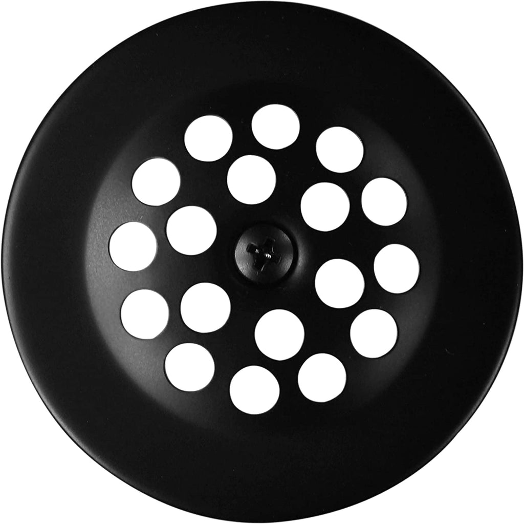 Westbrass 592144-4-62 1-1/2' x 14' Poly Tubular Bath Waste & Overflow Assembly with Trip Lever and Beehive Strainer Grid Drain Cover, 4-Pack, Matte Black