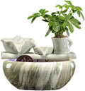GUERNSEY Tabletop Fountain Desktop Ornaments Circulating Water Ornaments Fish Tank Living Room Office Desktop Fountain Decoration Office Indoor Fountain