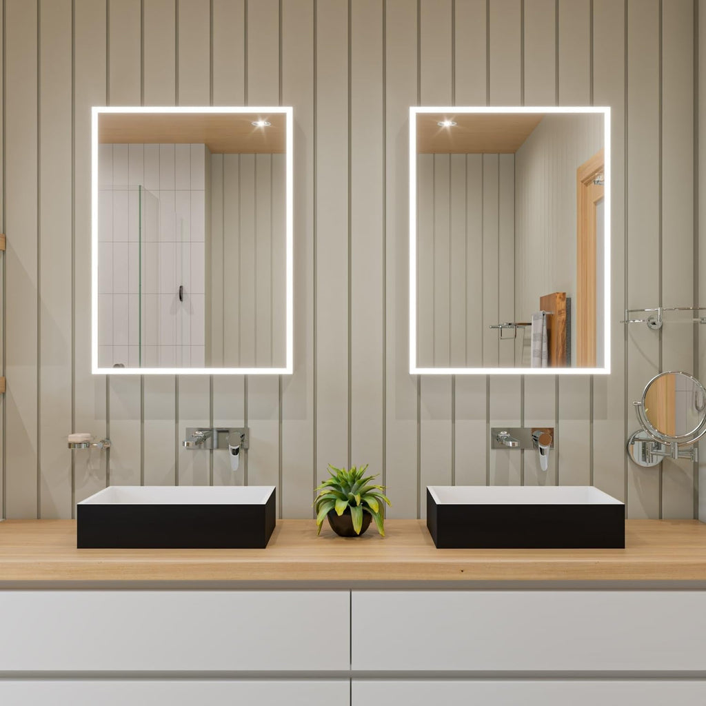 HomeStock Chrome Bathroom Accessories Set - 6 Piece Polished Chrome Bath Set
