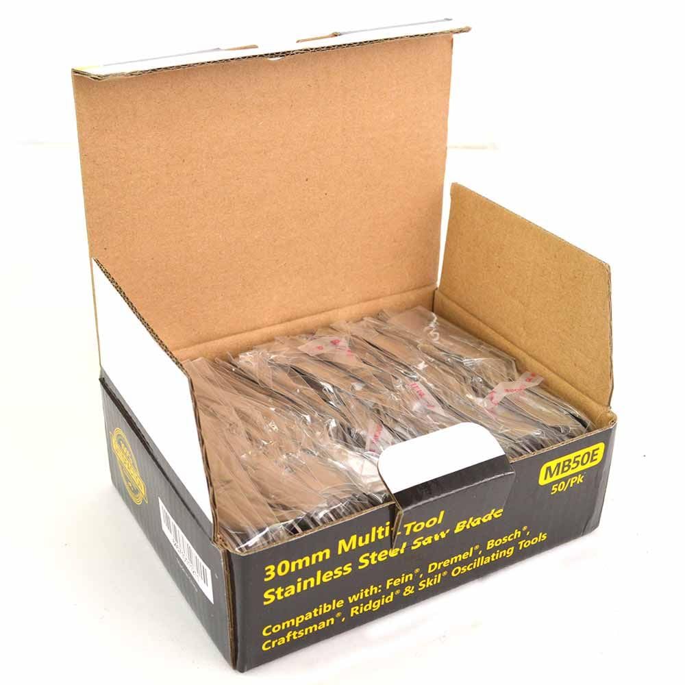 Hardin 50pk Fast Cut Wood & Plastic Multi Tool Blades Compatible with Fein multimaster