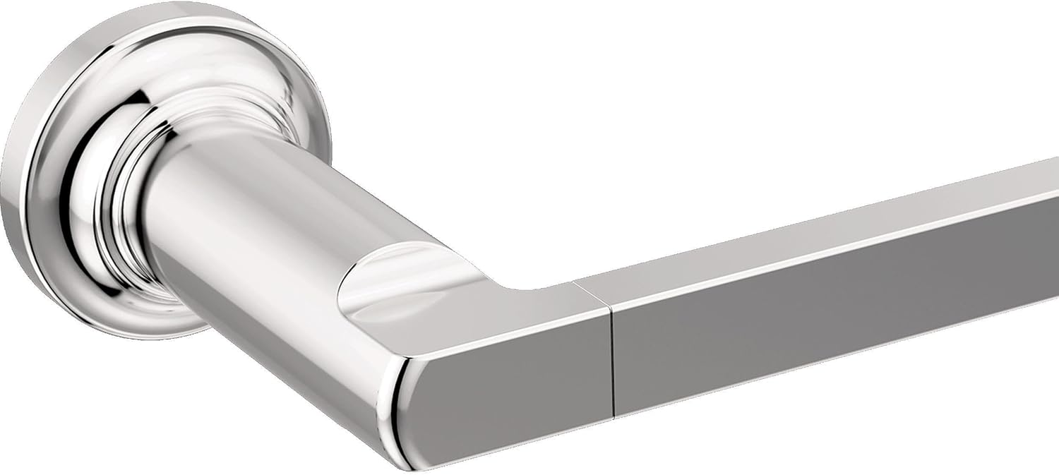 DELTA FAUCET 78908 Tetra 8 in. Hand Towel Bar Bath Hardware Accessory in Polished Chrome (Pack of 3)