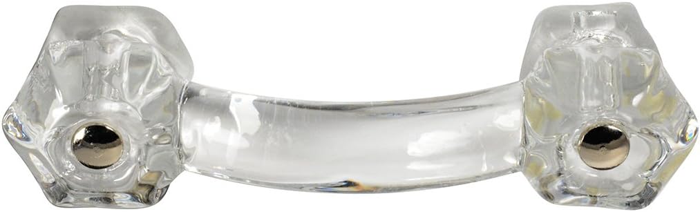 #G-40 CKP Brand Elegance Glass Collection Clear Glass Drawer Pull - 25 Pack