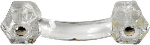 #G-40 CKP Brand Elegance Glass Collection Clear Glass Drawer Pull - 25 Pack