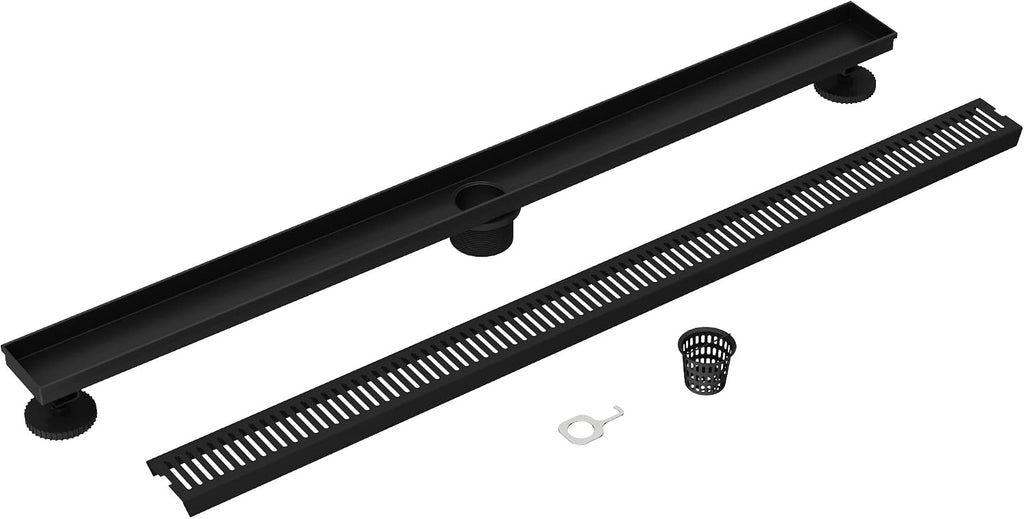 VIGO Elan 36 in. Linear Shower Drain in Matte Black - VG07003MB