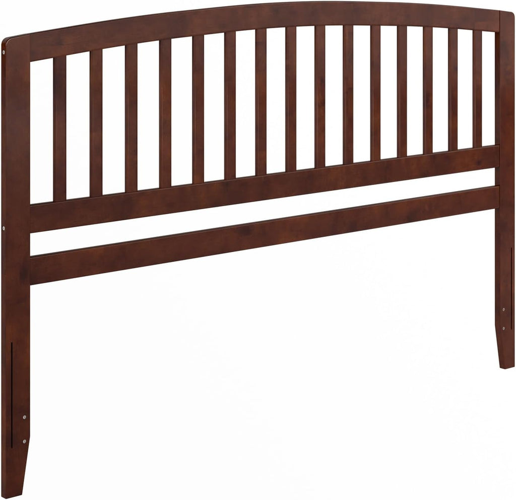 AFI, Richmond Slatted King Solid Wood Headboard, Walnut