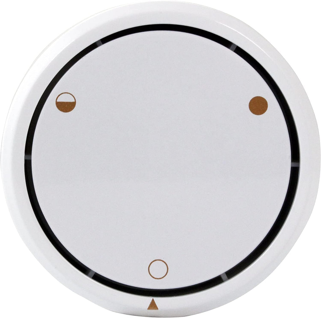 Westbrass D493244CHM-12-50 Bath Waste & Overflow Assembly with Patented Deep Soak Faceplate Cover and Tip-Toe Drain Plug - SCH. 40 PVC, Powder Coat White (12-Pack)