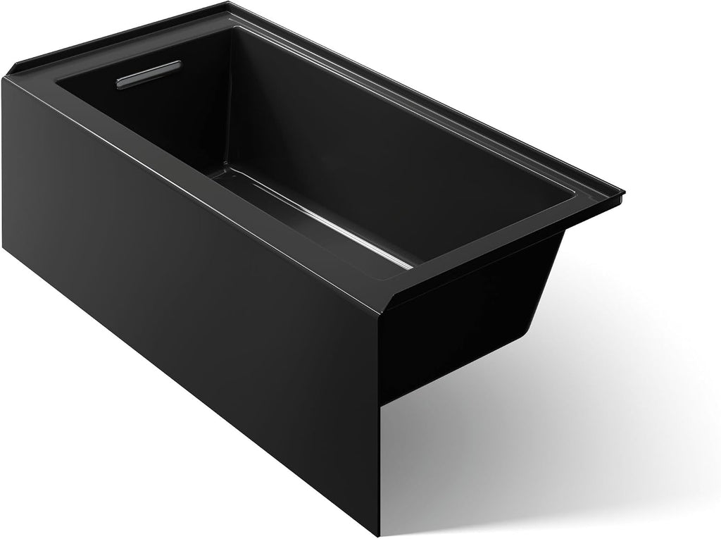 Kohler 1956-LA-7 Underscore® 60' x 30' alcove bath, left drain, Black Black
