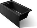 Kohler 1956-LA-7 Underscore® 60' x 30' alcove bath, left drain, Black Black