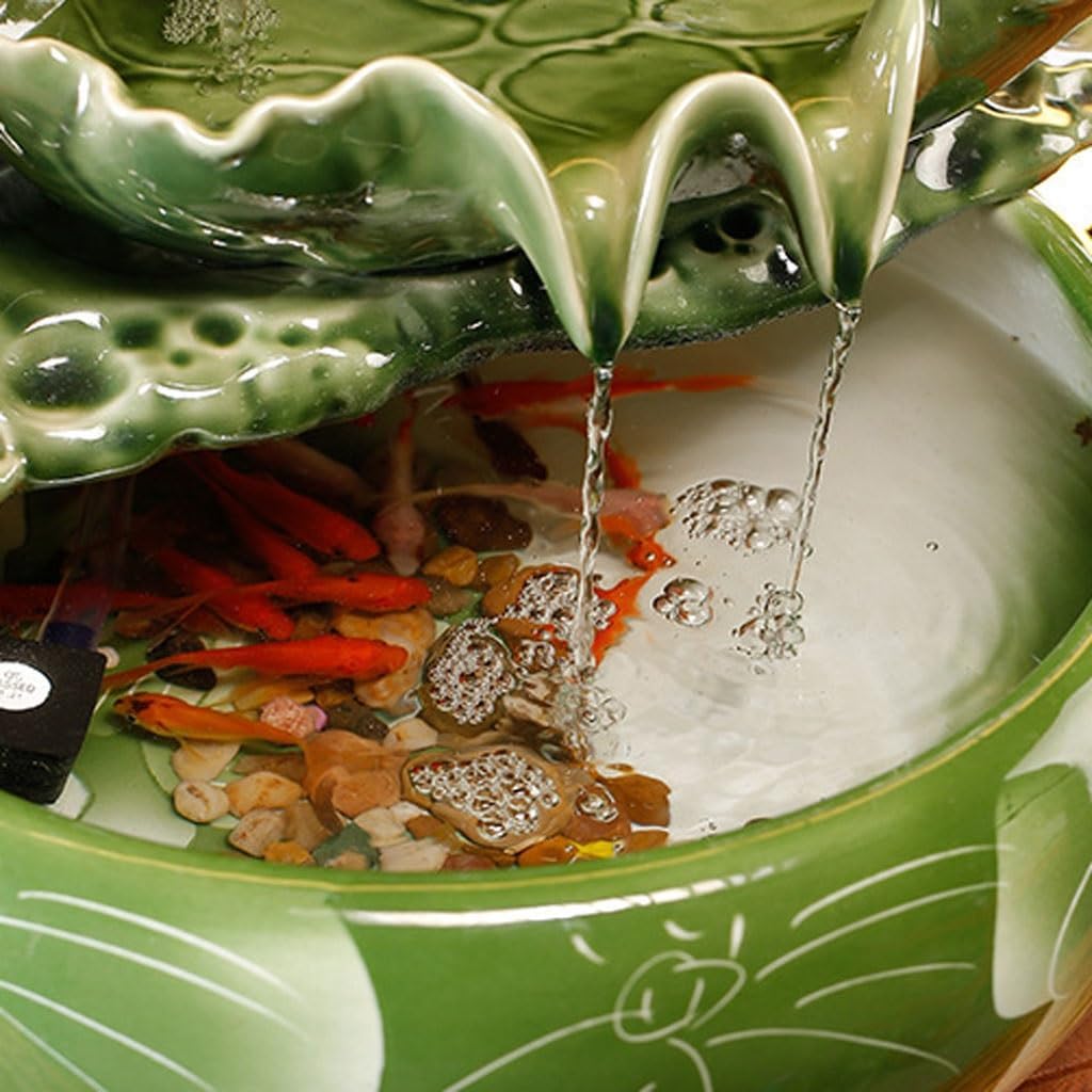 GUERNSEY Tabletop Fountain Tabletop Fountains Chinese Style Water Ornaments Office Creative Desktop Fountain Ornaments Living Room Porch Decorative Fountain Indoor Fountain
