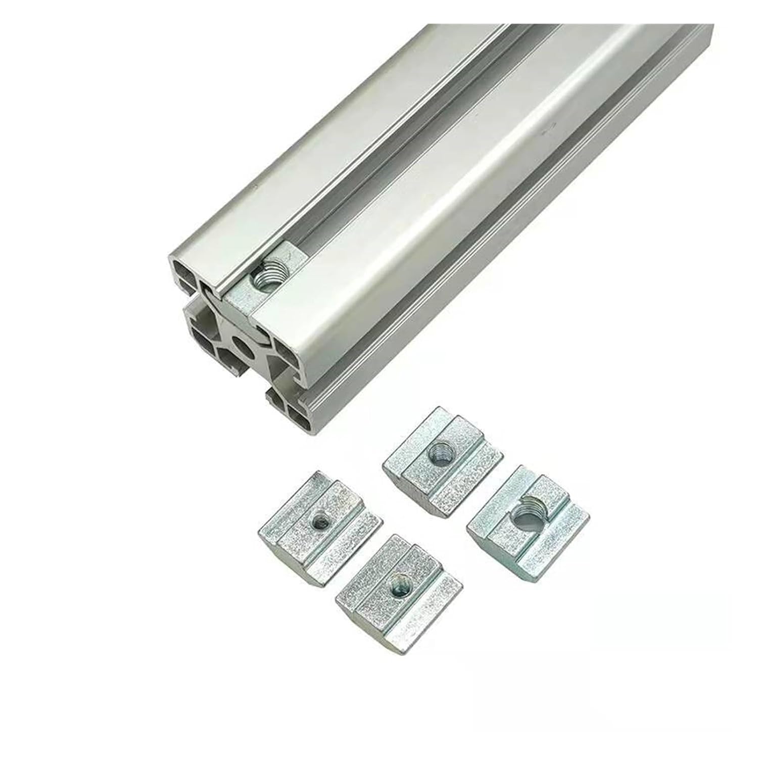 50 Pcs 3030 T Block Square Nuts T-Track Sliding Hammer Fastener Aluminum Profile Accessories(M3)