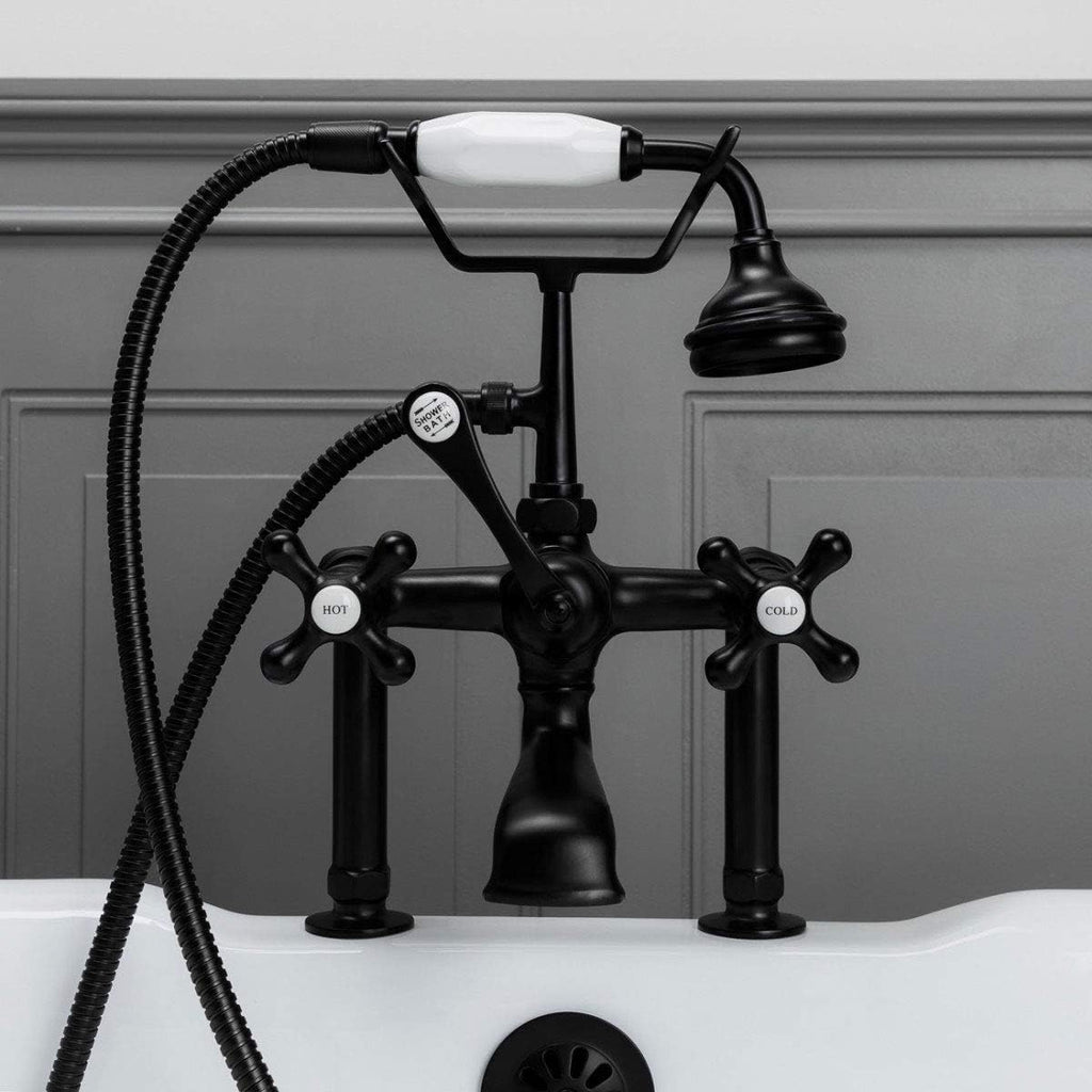 Vintage Tub & Bath Clawfoot Tub Rim Mount Faucet Set