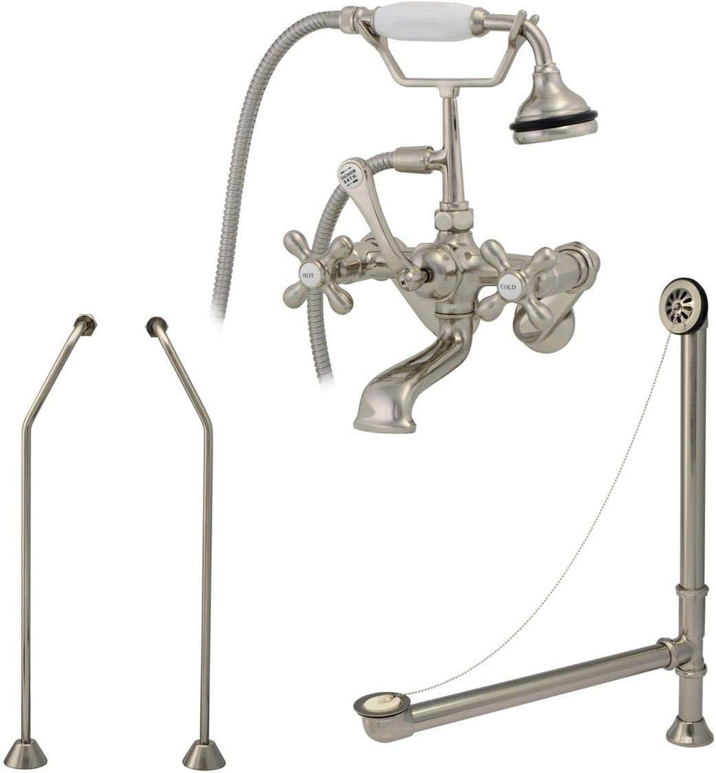 Vintage Tub & Bath Tub Wall Mount Tub Faucet Set