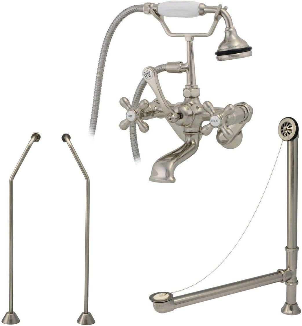 Vintage Tub & Bath Tub Wall Mount Tub Faucet Set