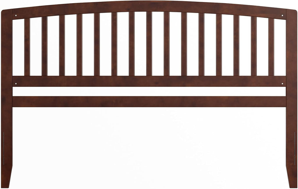 AFI, Richmond Slatted King Solid Wood Headboard, Walnut