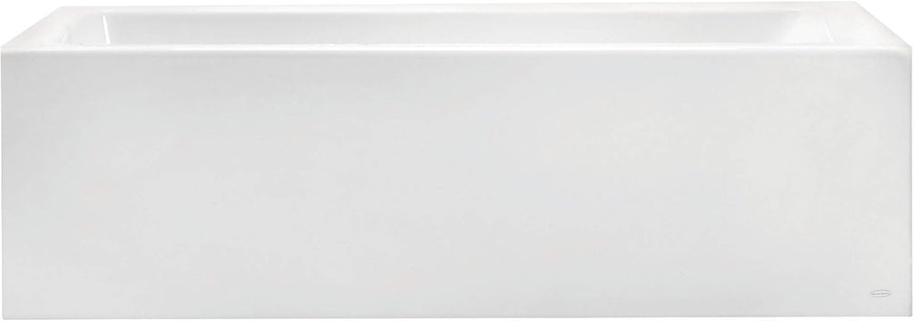 American Standard 2574202.020 Studio 60x32-inch Bathtub - Above Floor Rough-in with Built-in Apron - Left Drain White