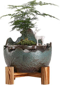 GUERNSEY Tabletop Fountain Home Living Room Desktop Water Fountain Small Ornaments Home Porch Desktop Decoration Study Desktop Decoration Indoor Fountain