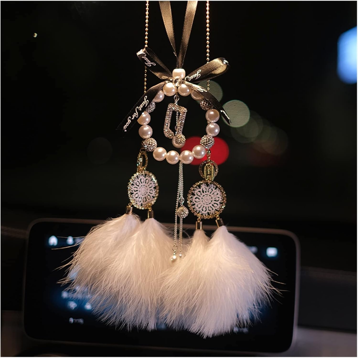 Car Interior Good Luck Pendant Car Interior Charm Car Rearview Mirror Charm Christmas Gift Car Charm Charm Decorations (Color : 13#)