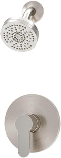 Symmons 6791STNTRM Identity Single Handle Shower Trim Kit with 2.0 GPM HydroMersion Showerhead, Satin Nickel (Valve Not Included)