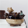 HIHELO Tabletop Fountain Tabletop Fountain Living Room Small Flowing Water Ornament Home Indoor Fountain Office Desktop Decoration Indoor Fountain (Color : B)