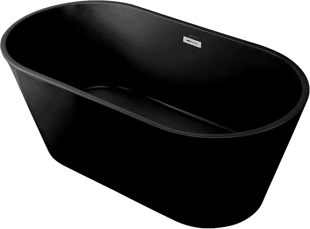 Claire 60' Freestanding Bathtub in Matte Black
