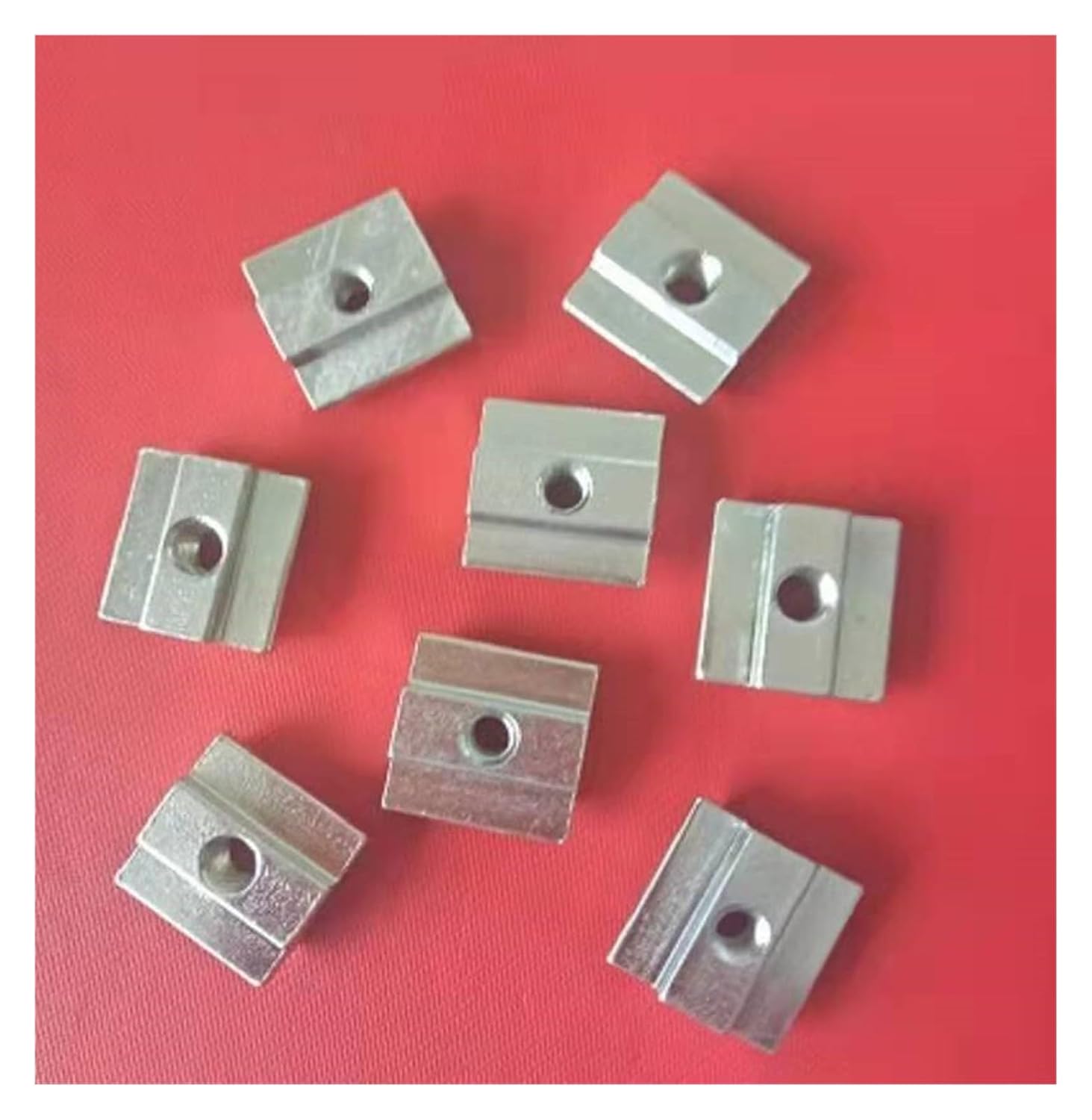50 Pcs 3030 T Block Square Nuts T-Track Sliding Hammer Fastener Aluminum Profile Accessories(M3)