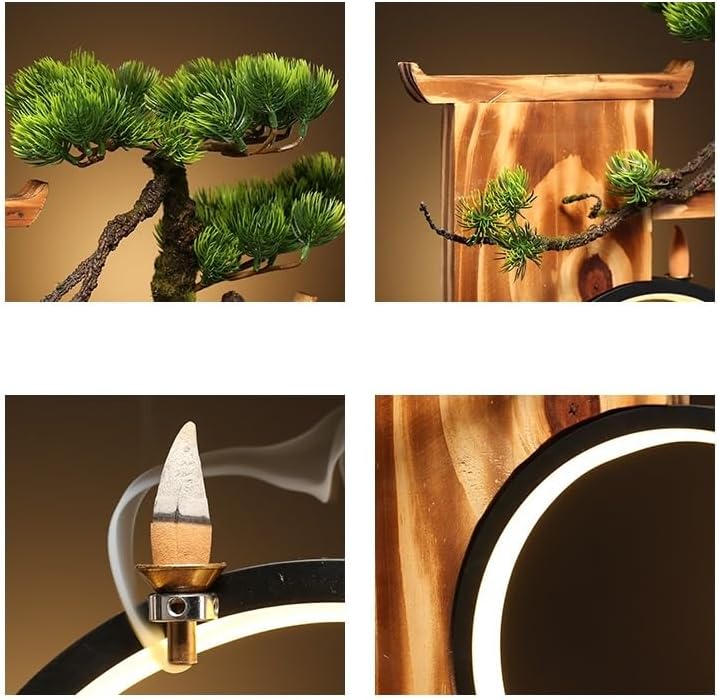 GUERNSEY Tabletop Fountain Tabletop Fountain Creative Water Fountain Home Interior Porch Small Ornaments Office Desk Fountain Indoor Fountain