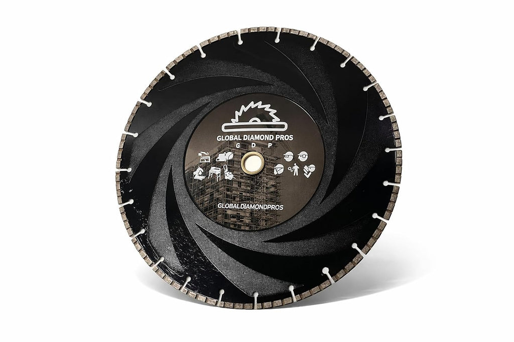 16' Ductile Iron Diamond Saw Blade for Hard Metals, Concrete, Ductile Pipe, 1'-20mm Arbor