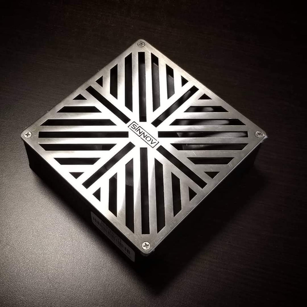USA Made Professional 6x6 Stainless Steel Drain Grate - Premium Outdoor Paver Size - Compatible 3' 4' PVC Flexible Pipe - Modern Landscape Drainage