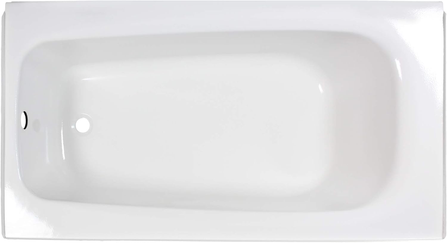 American Standard 2460002.020 Cambridge Apron-Front Americast Soaking Bathtub Left Hand Drain,60 x 32 In, White, 50-60 gal