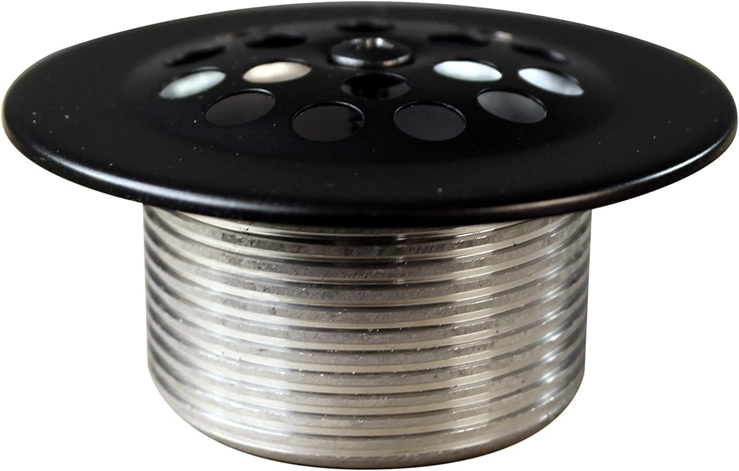 Westbrass 592144-4-62 1-1/2' x 14' Poly Tubular Bath Waste & Overflow Assembly with Trip Lever and Beehive Strainer Grid Drain Cover, 4-Pack, Matte Black