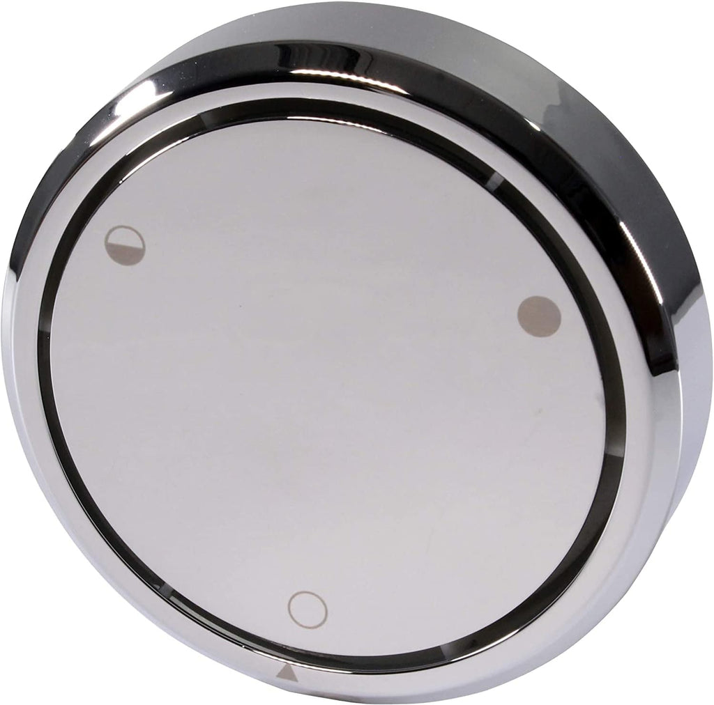 Westbrass D493244CHM-4-26 Bath Waste & Overflow Assembly with Patented Deep Soak Faceplate Cover and Tip-Toe Drain Plug - SCH. 40 PVC, Polished Chrome (4-Pack)