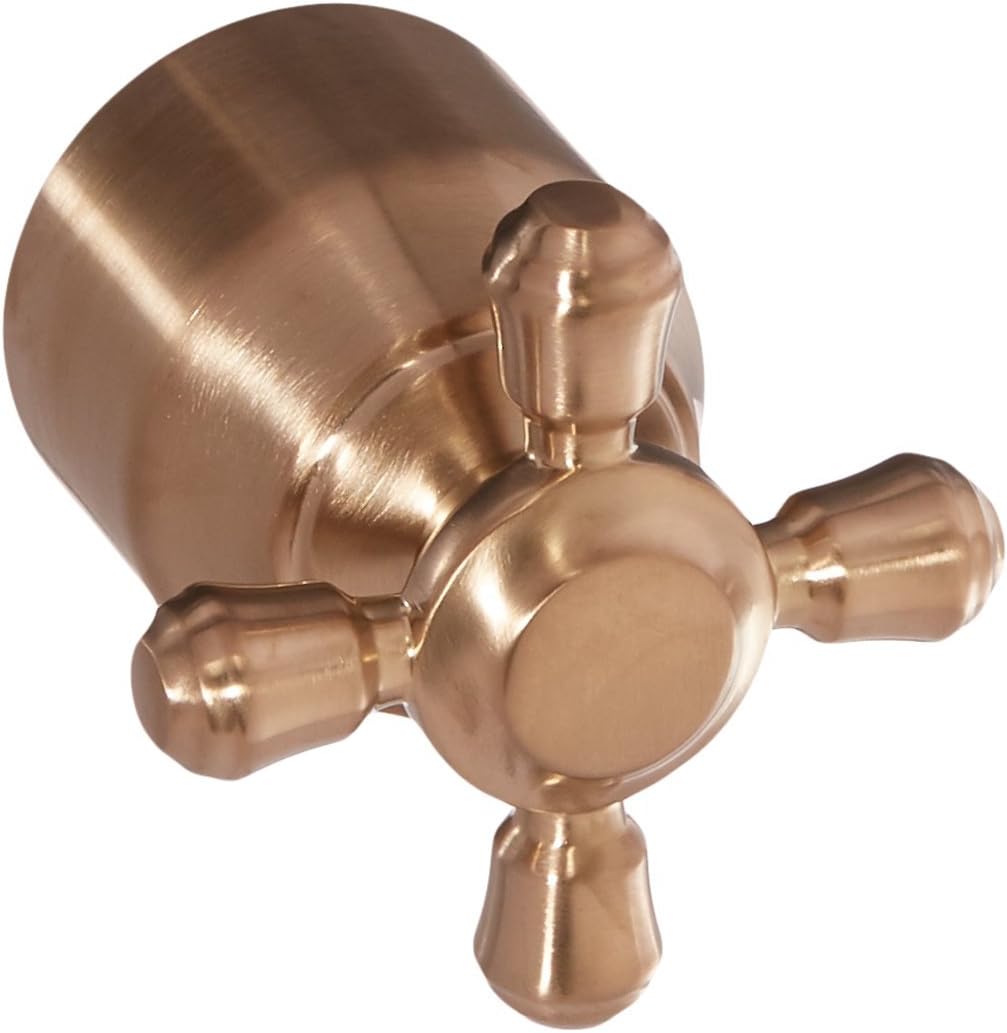 Delta Faucet Cassidy Metal Cross Handle Kit - Bath Diverter & Transfer Valve - H595CZ - Quality Bathroom Hardware - Champagne Bronze