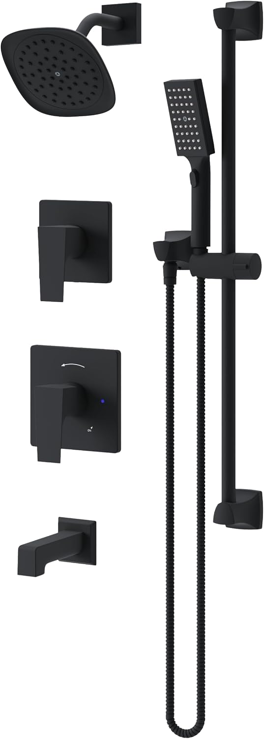 Verity HydroMersion Double Handle Tub and Shower Trim Kit with Hand Spray