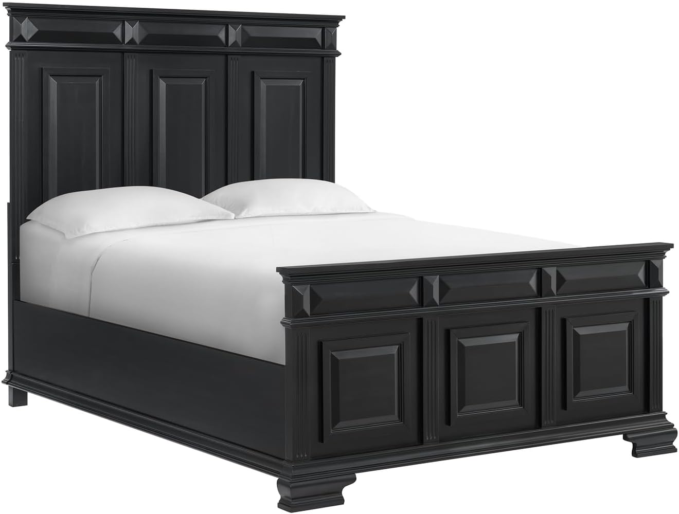 Picket House Furnishings Sumner Queen Panel 5PC Bedroom Set in Black