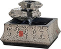 GLigeT Tabletop Fountain Desktop Running Water Ornaments Living Room Office Zen Decorative Recycled Water Landscape Small Fountains Water Fountain Decor